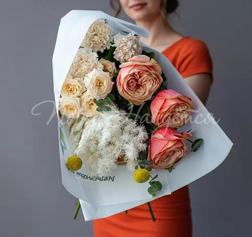 Дизайнерские букеты Букет Огненный закат