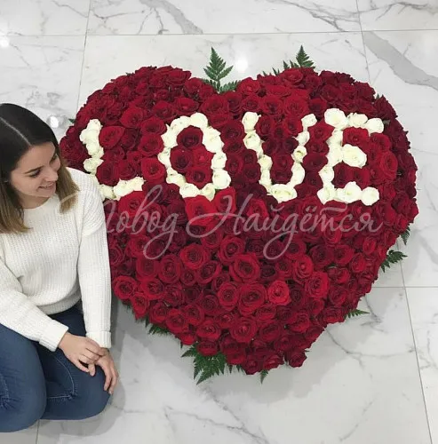 201 роза Букет Love