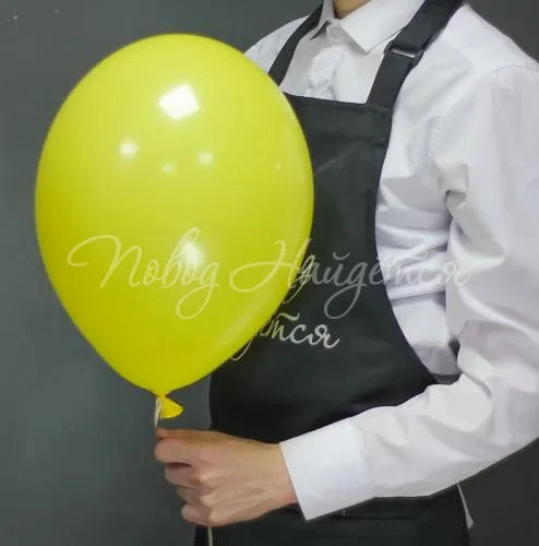 Обычные шары, облака из шаров Желтый, 30 см