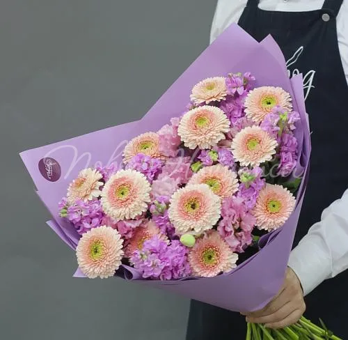 Букеты с МАТИОЛОЙ Букет Московская осень