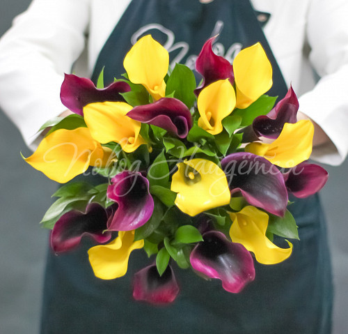 КАЛЛЫ Букет Огонь желания