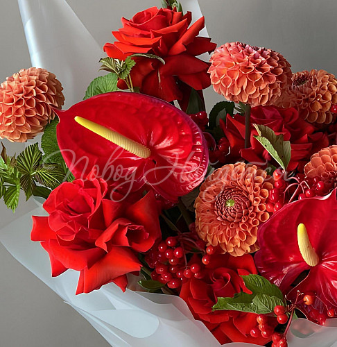 Дизайнерские букеты Букет Загадочная дама