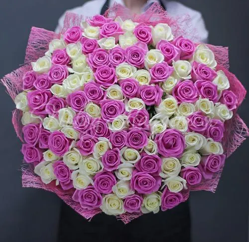 101 роза Букет Принцесса