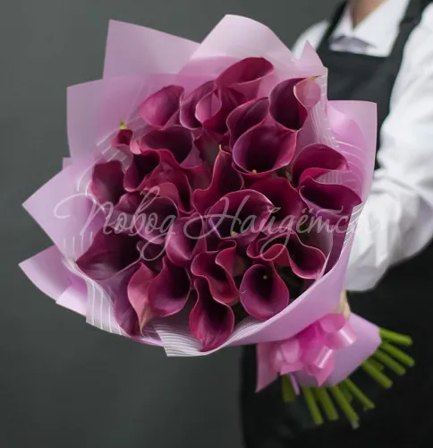 КАЛЛЫ Букет Южная ночь