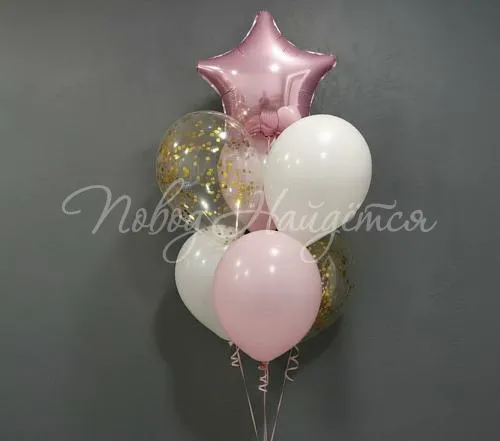 Обычные шары, облака из шаров Облако шаров "Загадай желание"