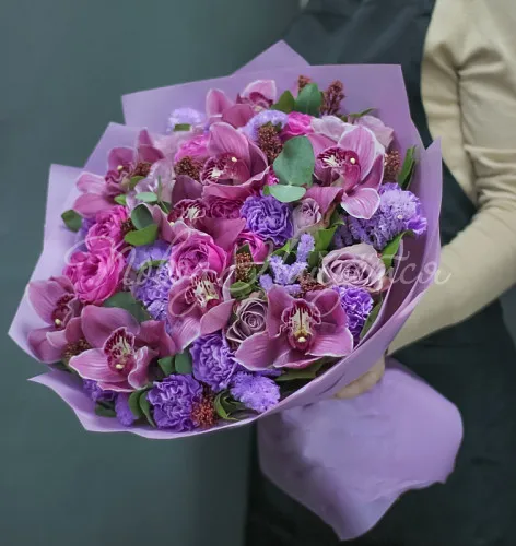 Букет с ОРХИДЕЯМИ Букет Триумф любви