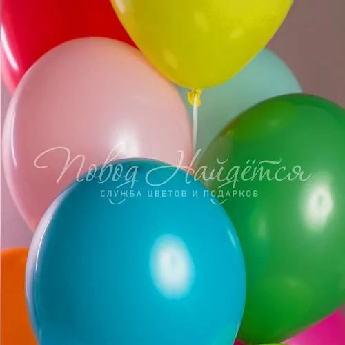 Обычные шары, облака из шаров 11 воздушных шаров