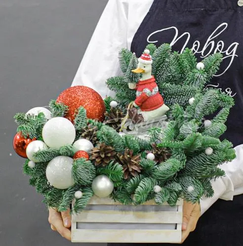 Новый год Упряжка Санты