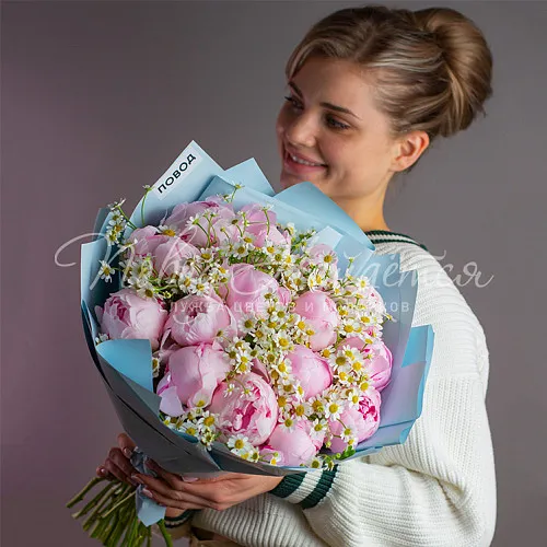 ПИОНЫ Букет Цветочное поле