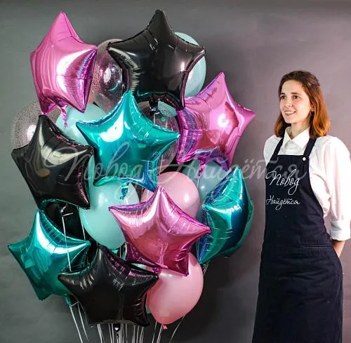 Шары Шары Облако шаров "Звездная карусель"