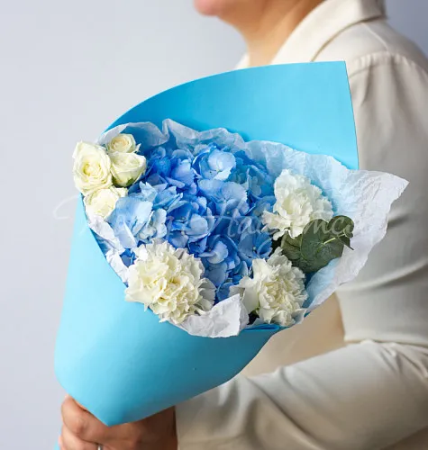 ГОРТЕНЗИИ Букет Лунный свет