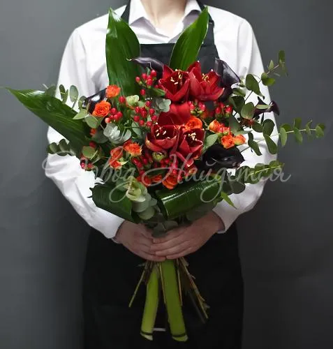 Букеты с КАЛЛАМИ Букет Эйфория