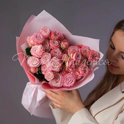 Розы Букет Романтика весны