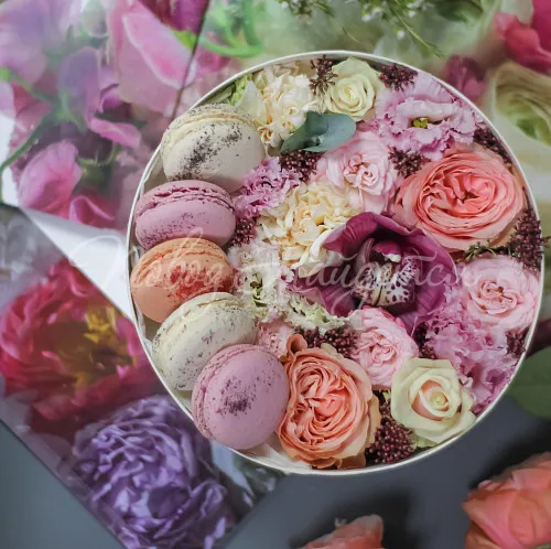 Коробки с макарун Корзина Венский кофе