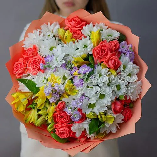 Кустовые розы Букет Чудесная долина