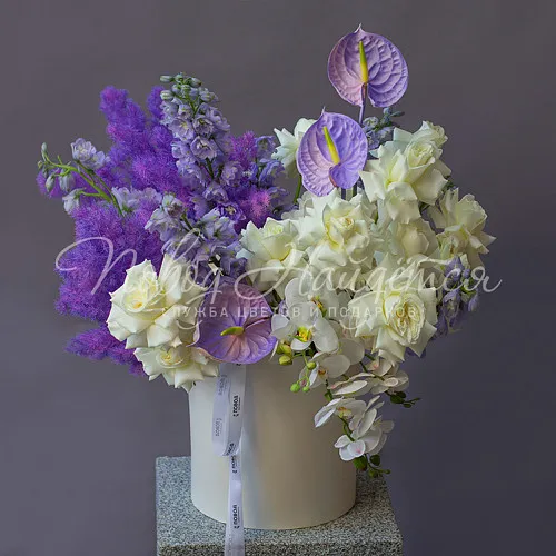 Розы Букет Лавандовый бриз