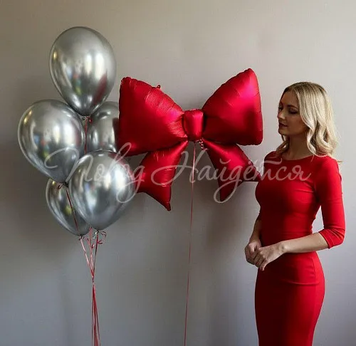 Шары Шары Облако шаров "Красный Бант"