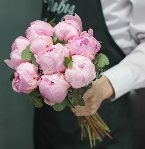 Букет невесты Букет Букет невесты из розовых пионов