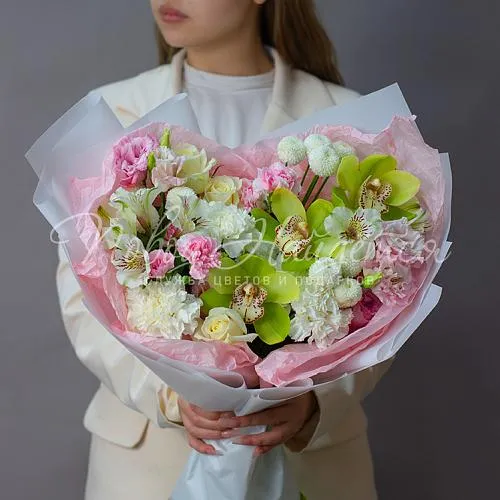 Букет с ОРХИДЕЯМИ Букет Сказочное утро