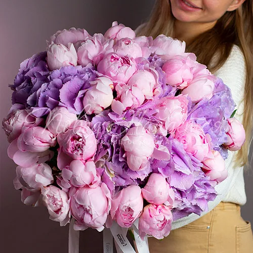 ПИОНЫ Букет Тает лёд