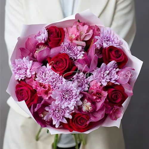 Цветы Букет Пышный бал