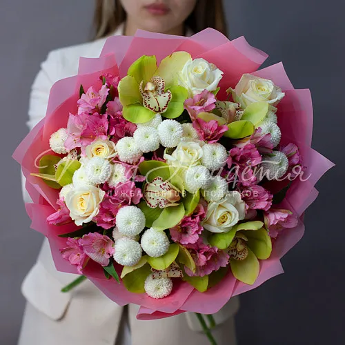 Букет с ОРХИДЕЯМИ Букет Знаменка