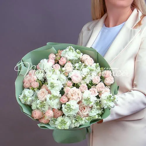 Букеты с МАТИОЛОЙ Букет Медовая сказка