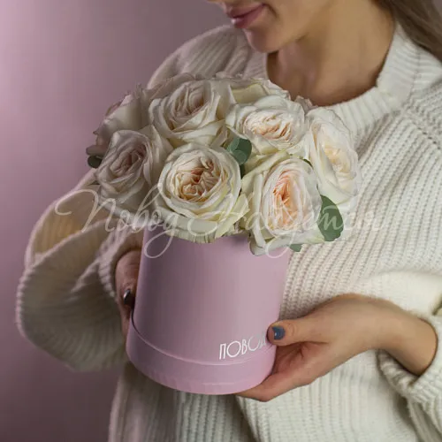 Пионовидные розы Букет Крылья Ангела