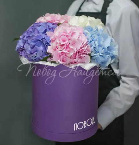 Цветы в шляпной коробке Корзина Тайланд