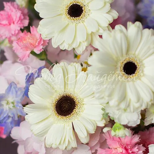 Настольные композиции Цветочная композиция Шёлковый ветер