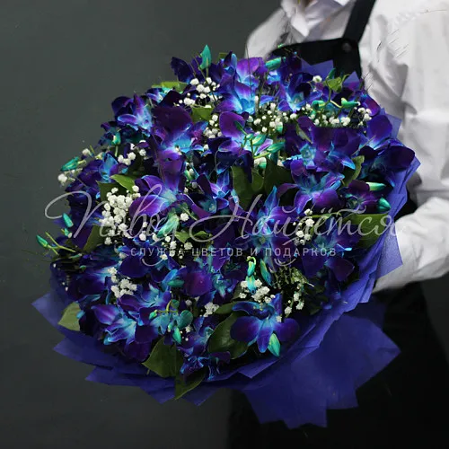 Букет с ОРХИДЕЯМИ Букет Ультрафиолет