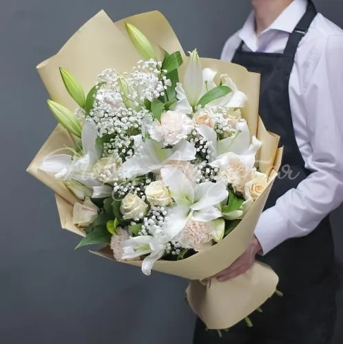 Букеты с ЛИЛИЯМИ Букет Ангельский взгляд