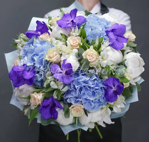 Цветы Букет Сладкий июнь