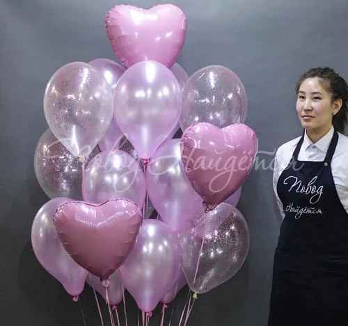 Обычные шары, облака из шаров Облако шаров"Пудровый"