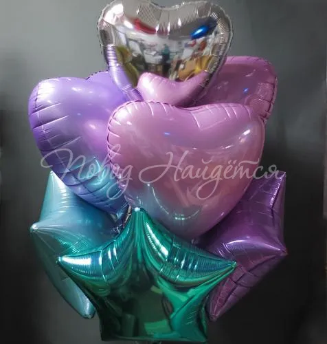 Обычные шары, облака из шаров Облако шаров "Идеальная пара"