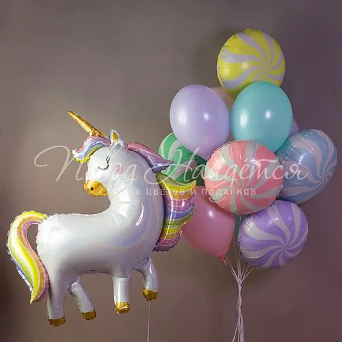 Обычные шары, облака из шаров Облако шаров "Волшебная искорка"