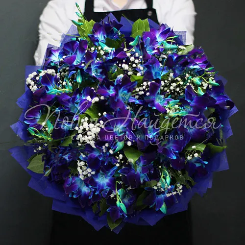 Букет с ОРХИДЕЯМИ Букет Ультрафиолет