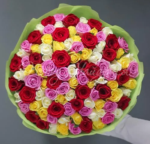 101 роза Букет Эмоция