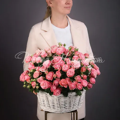 Пионовидные розы Букет Элегантная классика