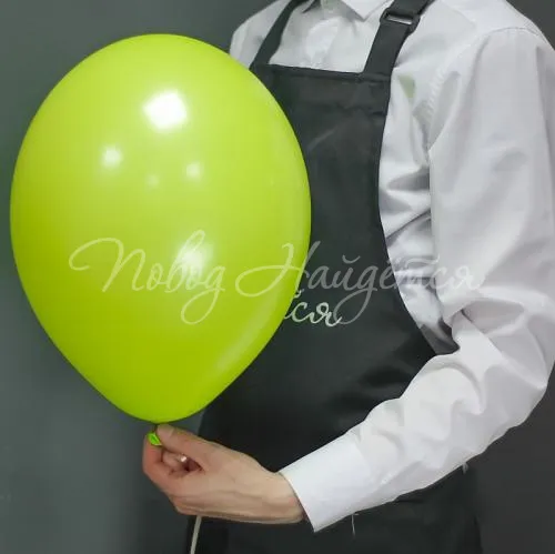 Обычные шары, облака из шаров Зеленый, 30 см