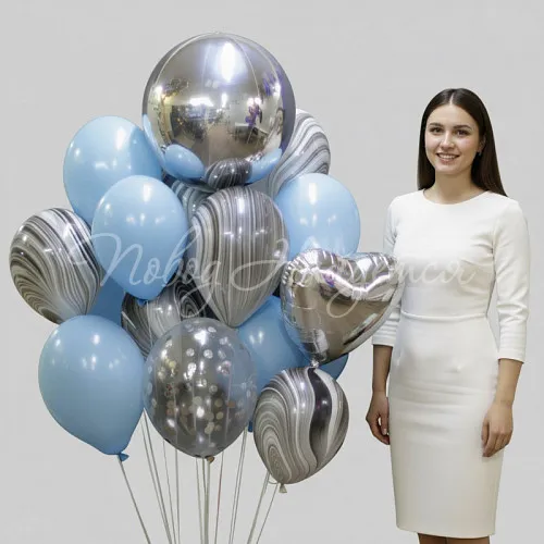 Шары Шары Облако шаров"Небо в тучах"