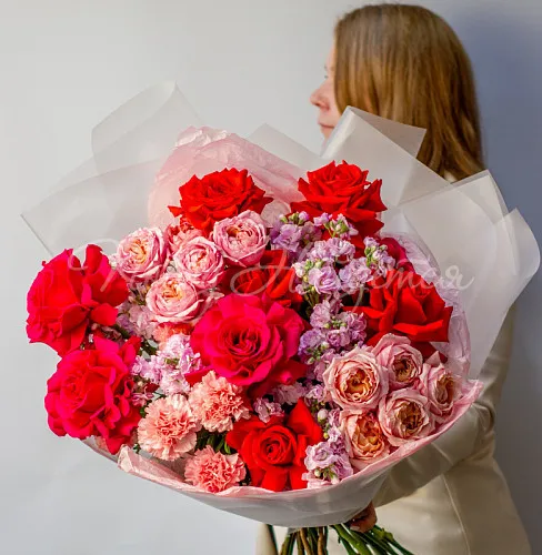 Букеты с МАТИОЛОЙ Букет Престиж