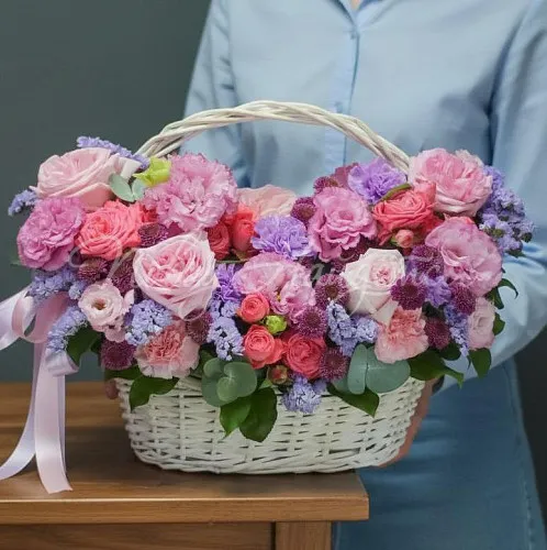 Пионовидные розы Букет Венский вальс