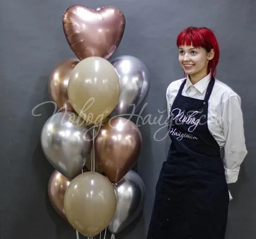 Шары Шары Облако шаров "Драгоценный кактус"