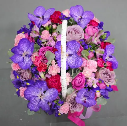 Корзины Корзина Зимнее серебро