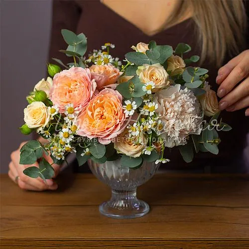 Настольные композиции Цветочная композиция Алетта