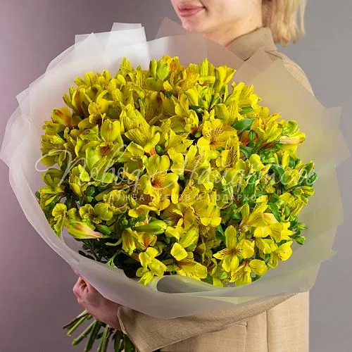 Цветы Букет Золотая лихорадка