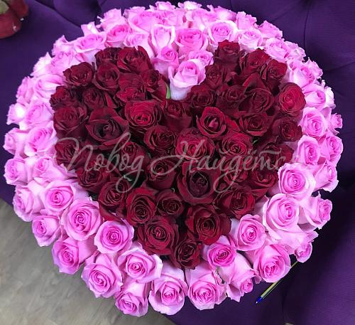 101 роза Букет Любимой девочке