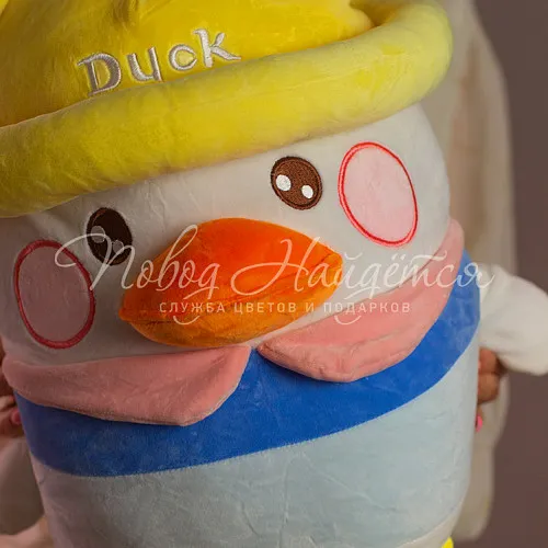 Мягкие игрушки Уточка в шляпе, 50 см