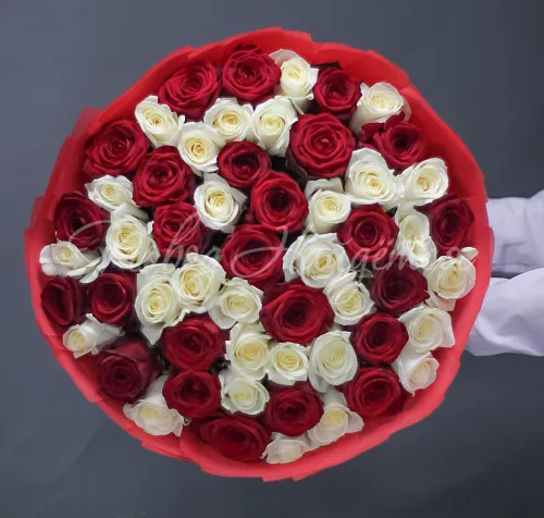 51 роза Букет Азарт